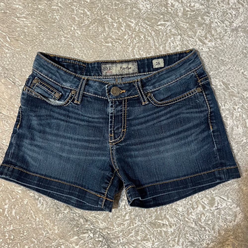 BKE Dark Blue Denim Jean Shorts